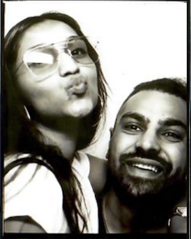 Playful couple photo