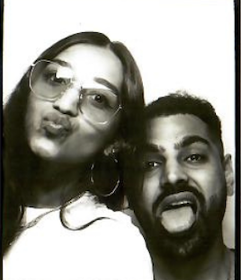 Silly faces together